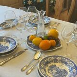 Complete service set of Burgenland blue plates Villeroy & Boch