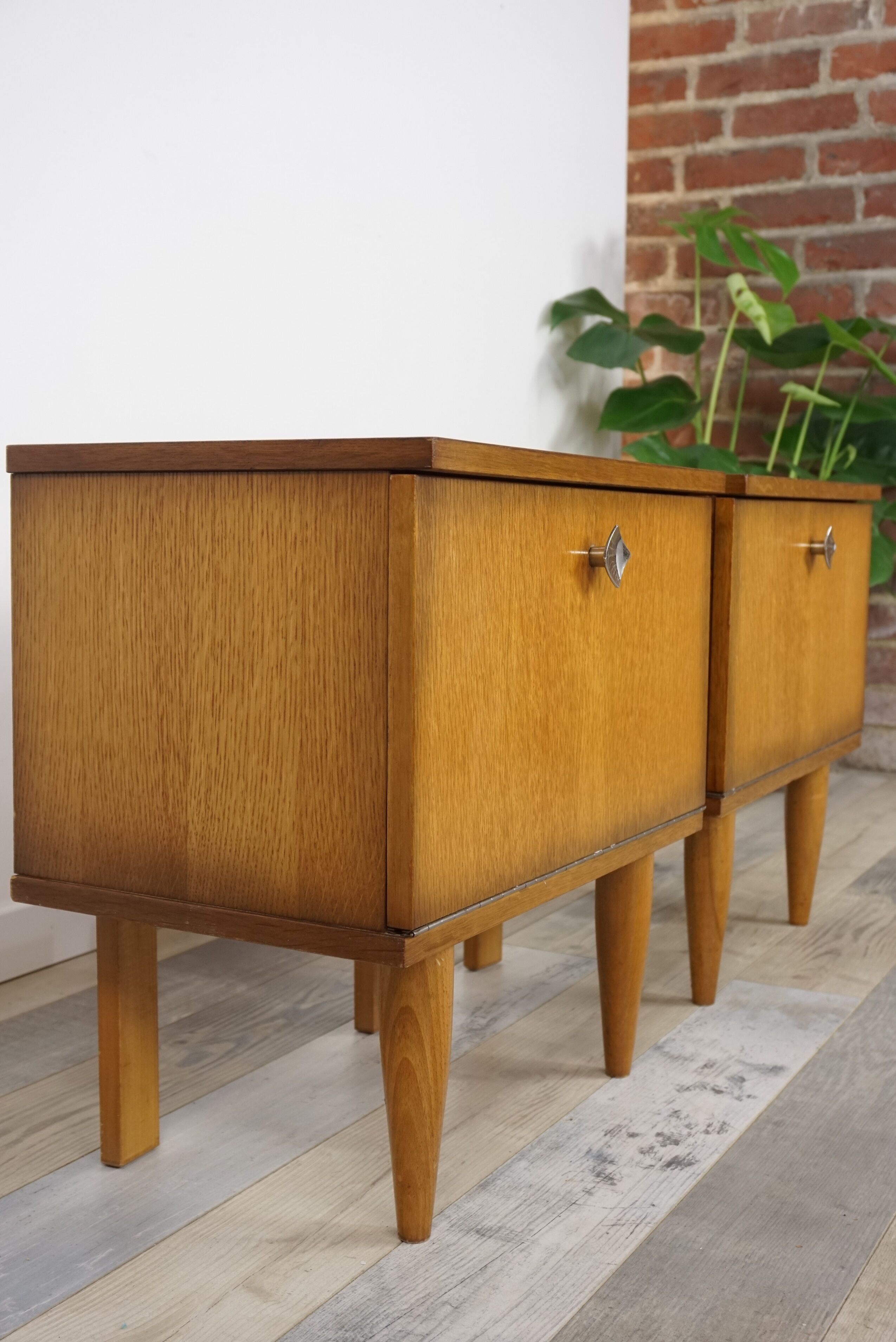 Pair of nightstands 50s