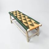 Moroccan bank in coloured rope