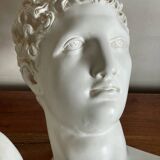 Large Hermes plaster bust