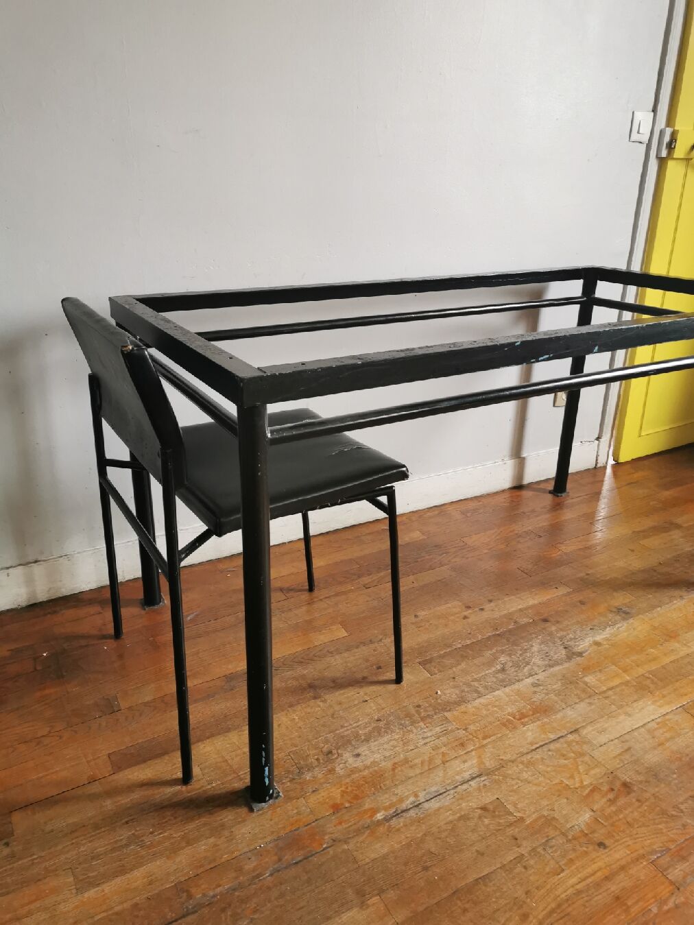 Metal workshop table 1950