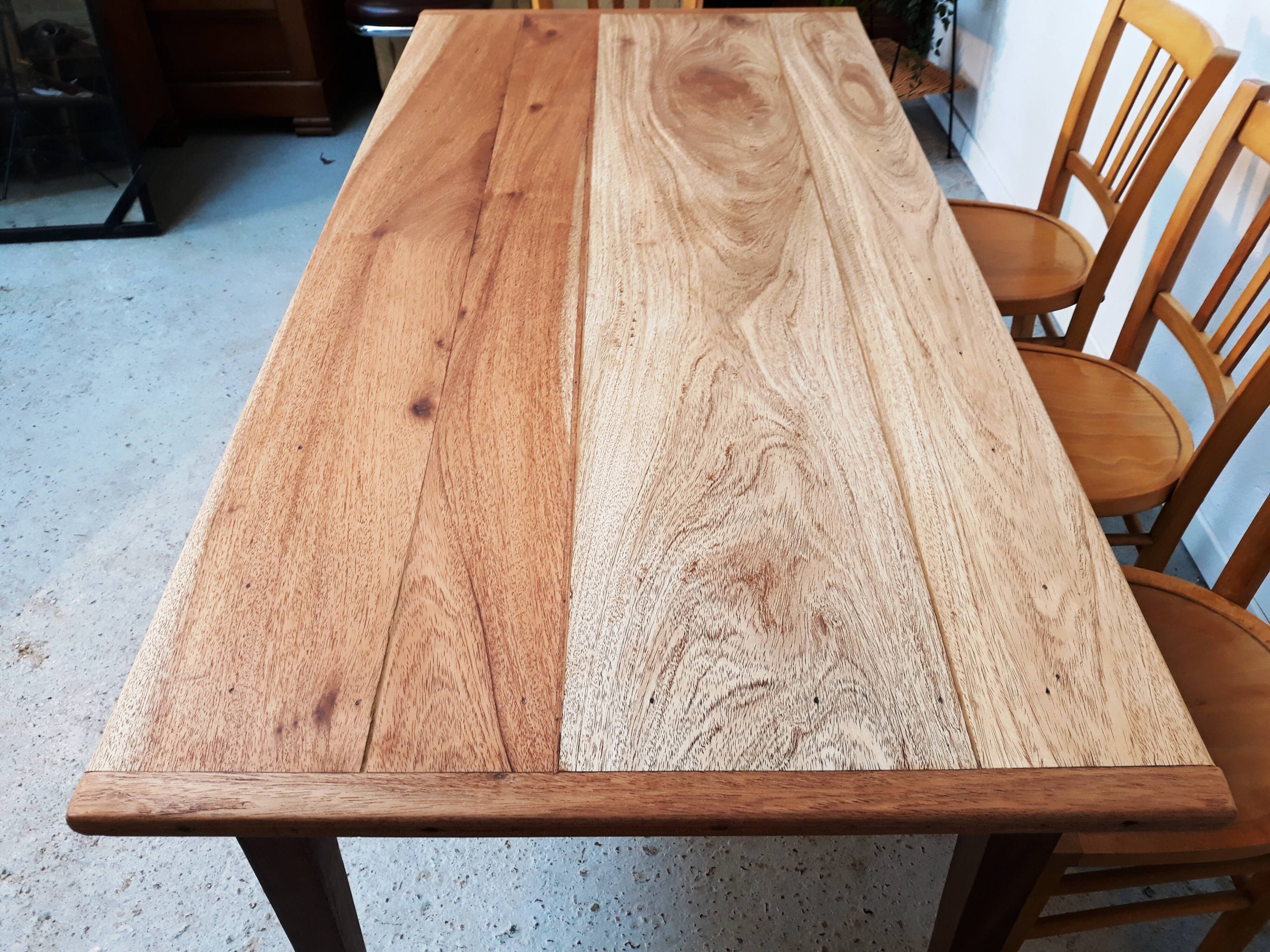 Table de ferme avec rallonges 6 à 12 personnes