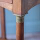 Bedside table or console in Empire style, drawer unit, end table.