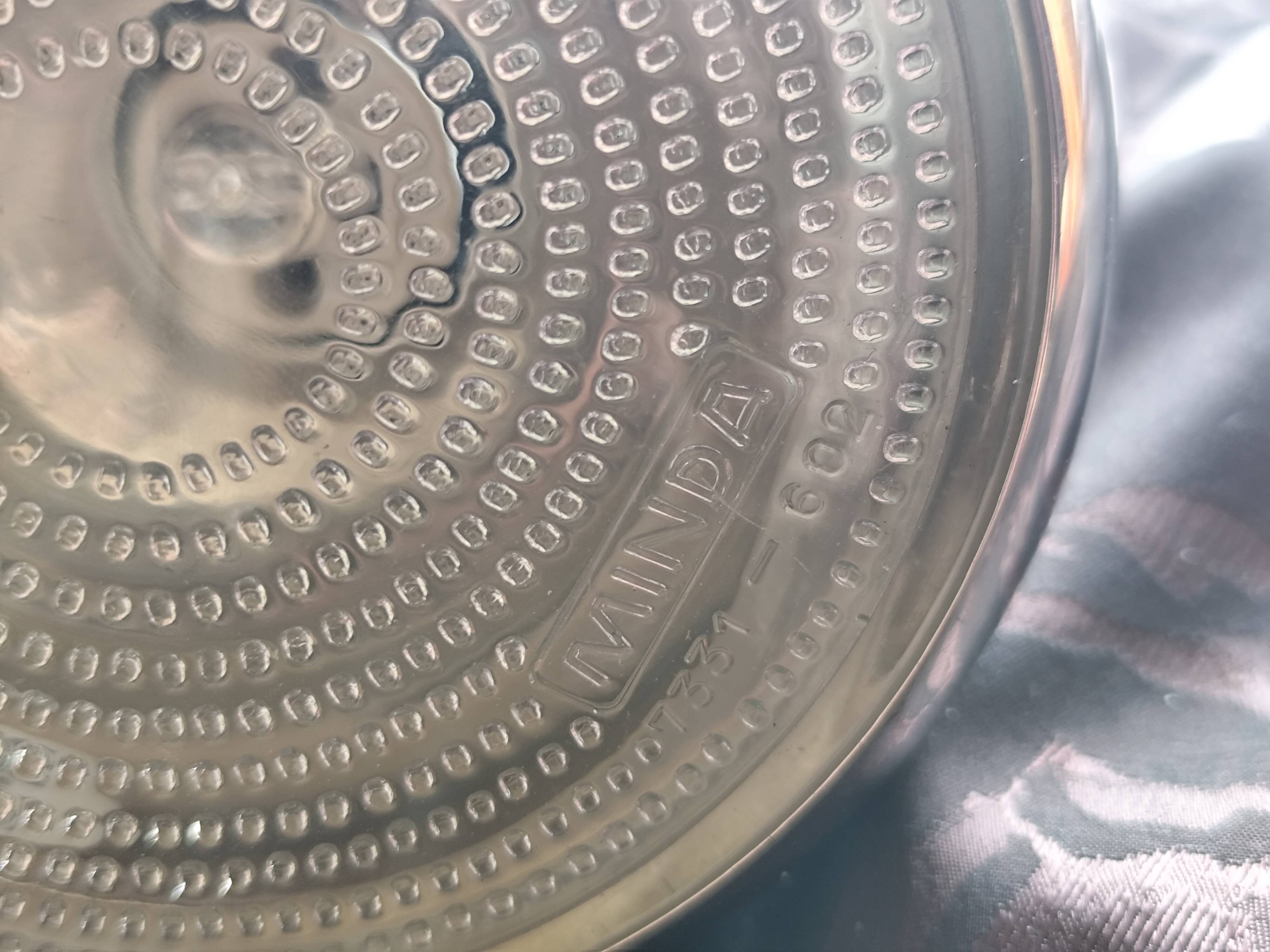 Adjustable brushed metal spotlight - articulated headlight lamp