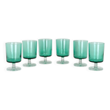 6 water glasses