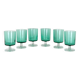 6 water glasses