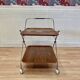 MODULAR SCANDINAVIAN DESSERT TROLLEY "PAUL NAGEL" 1950.