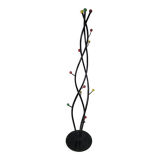 Vintage coat rack with multicolored ball