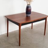 Walnut table, Danish design, 1970s, manufactured in Denmark