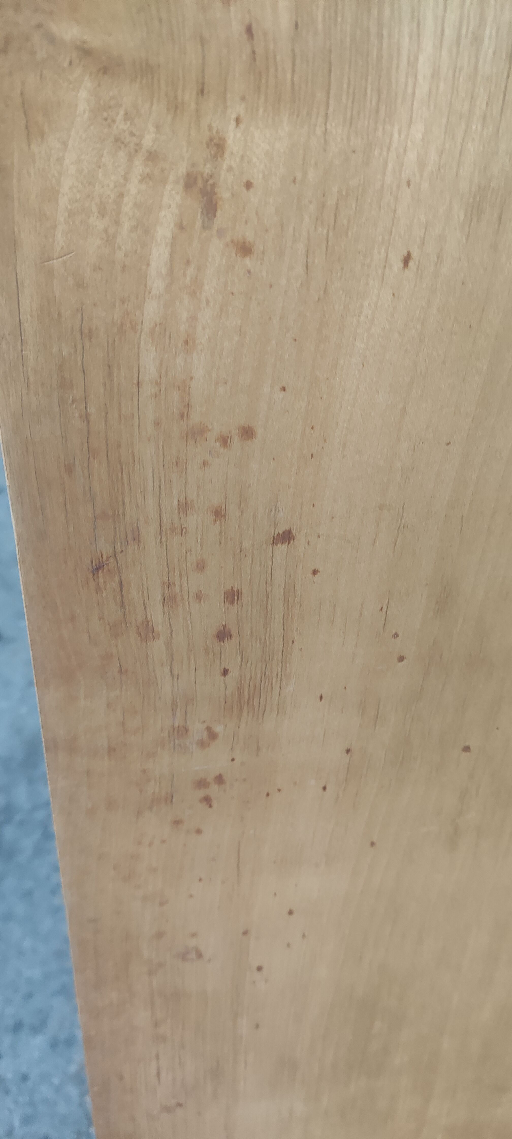 Screen 4 ventaux in elm veneer year 40-50