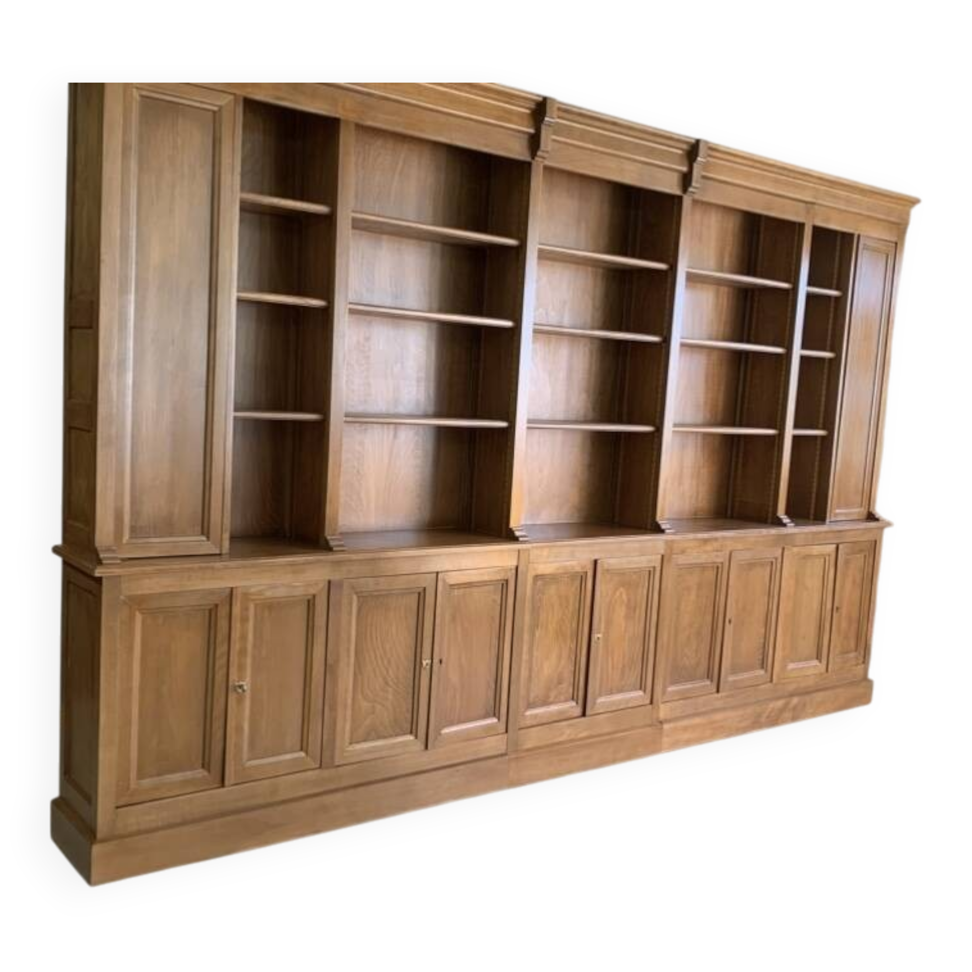Library, solid wood wardrobe