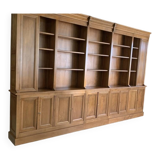 Library, solid wood wardrobe