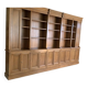 Library, solid wood wardrobe