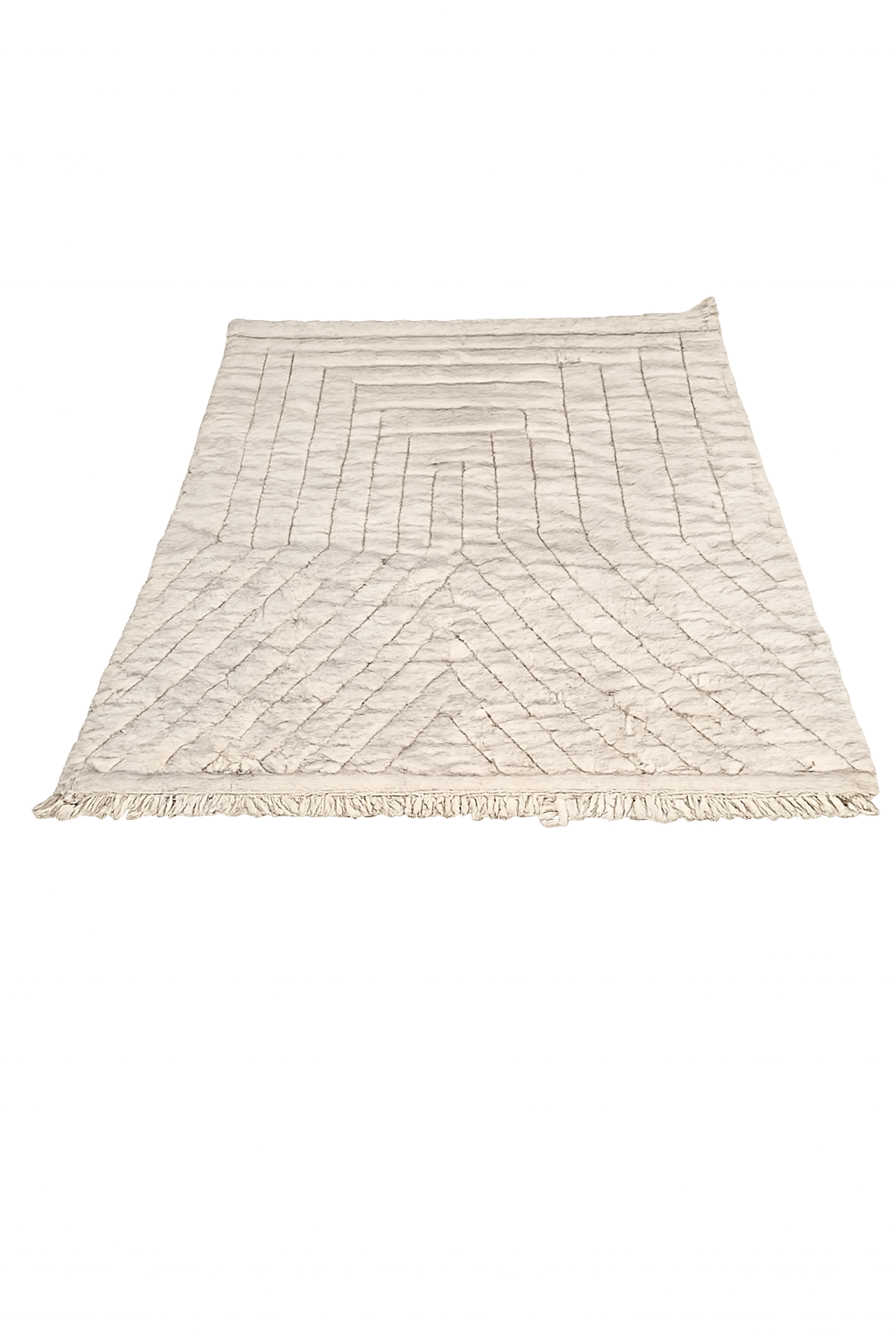 New beni ouarain wool rug