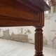 Solid walnut farmhouse castle table 1900 XXL