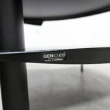 Set of 2 armchairs and coffee table designed by Patrice Bonneau, Genexco edition, 19