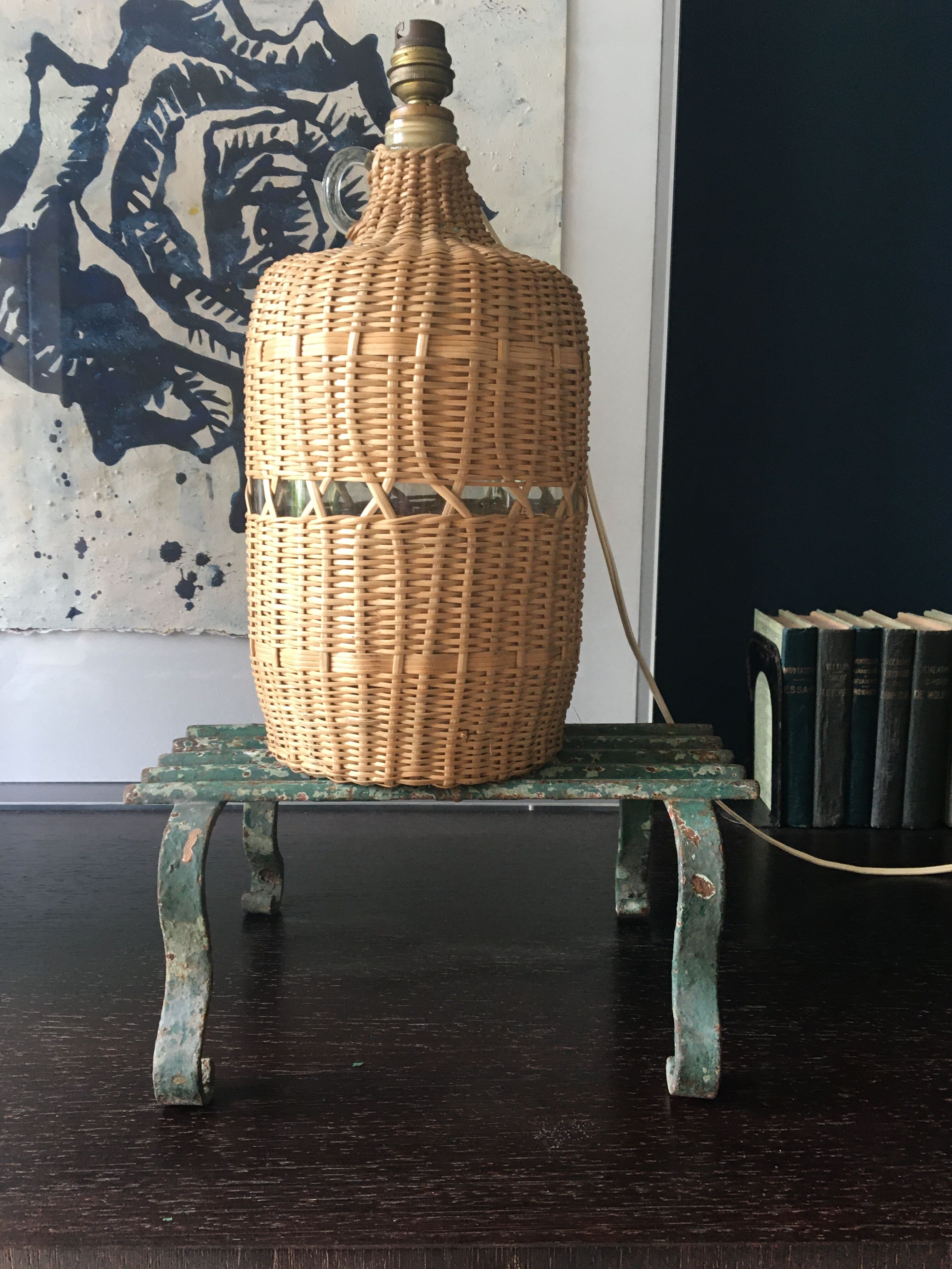 Wrought iron plant door