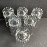 6 Baccarat wine goblets Spear service