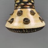 A stunning ceramic hanging lamp with exquisite details. Denmark 1970s