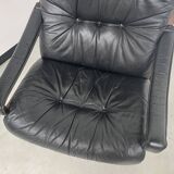 2 "Siesta" armchairs with their ottomans by Ingmar Relling, circa 1970