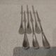6 silver-plated lobster picks by Christofle, Perles pattern