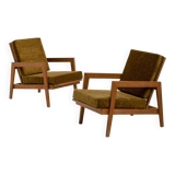 Pair of French Reconstruction Armchairs, France 1960s
