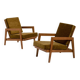 Paire de fauteuils de reconstruction française, France 1960s
