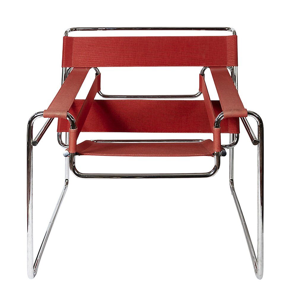 Vintage Wassily armchair by Marcel Breuer for Knoll Studio, 1990s