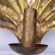 a.W. Borgh Designed Swedish Wall Sconces Shells Jonkoping, Scandinavian