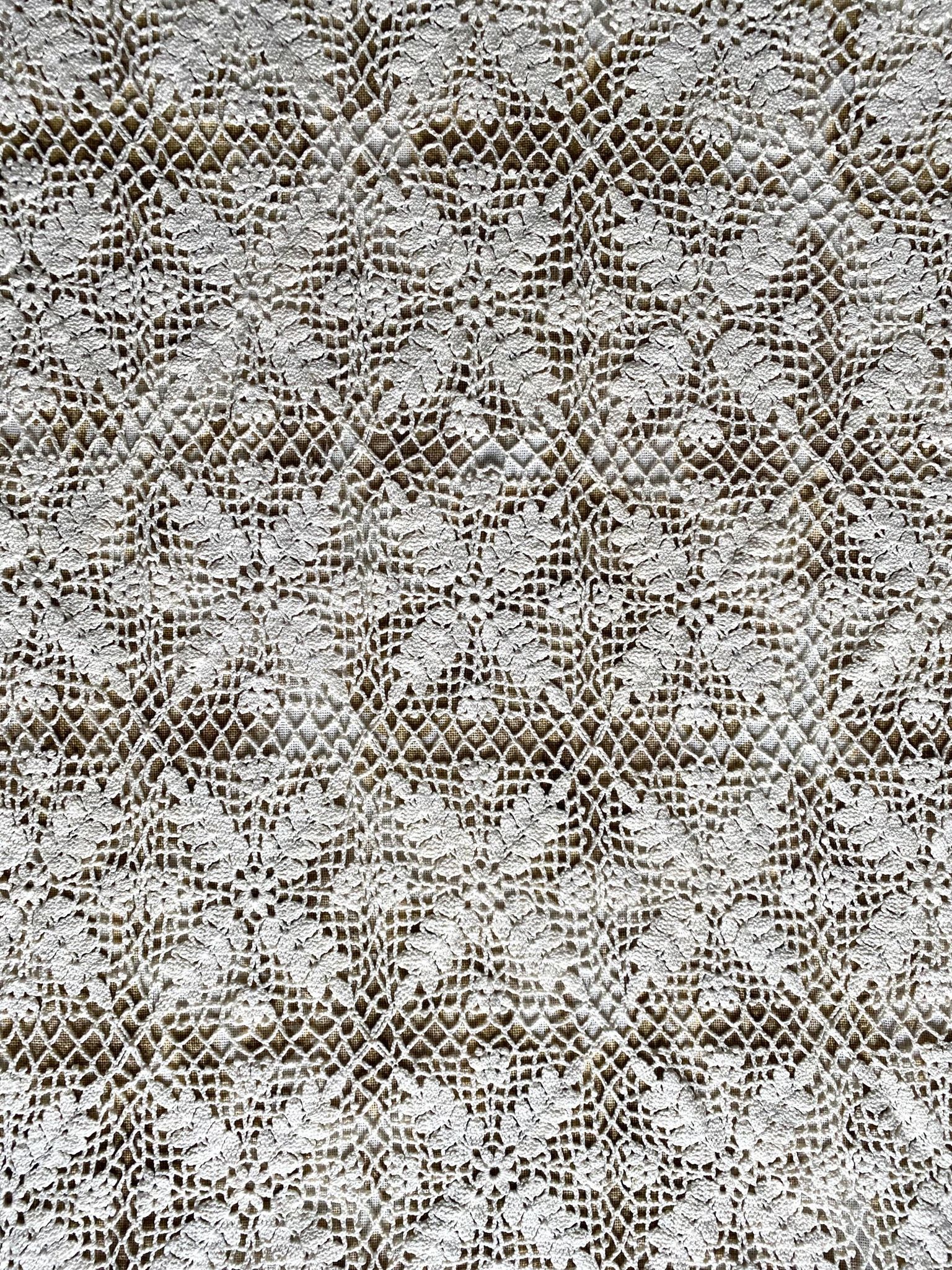 Plaid , jeté de lit crochet 90X140 cm