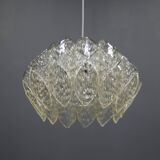 Mid-Century Resin and Glass Pendant, 1960s