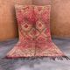 Tapis Marocain Boujad rose - 380 x 186 cm
