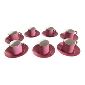 Tasses porcelaine A. Lanternier