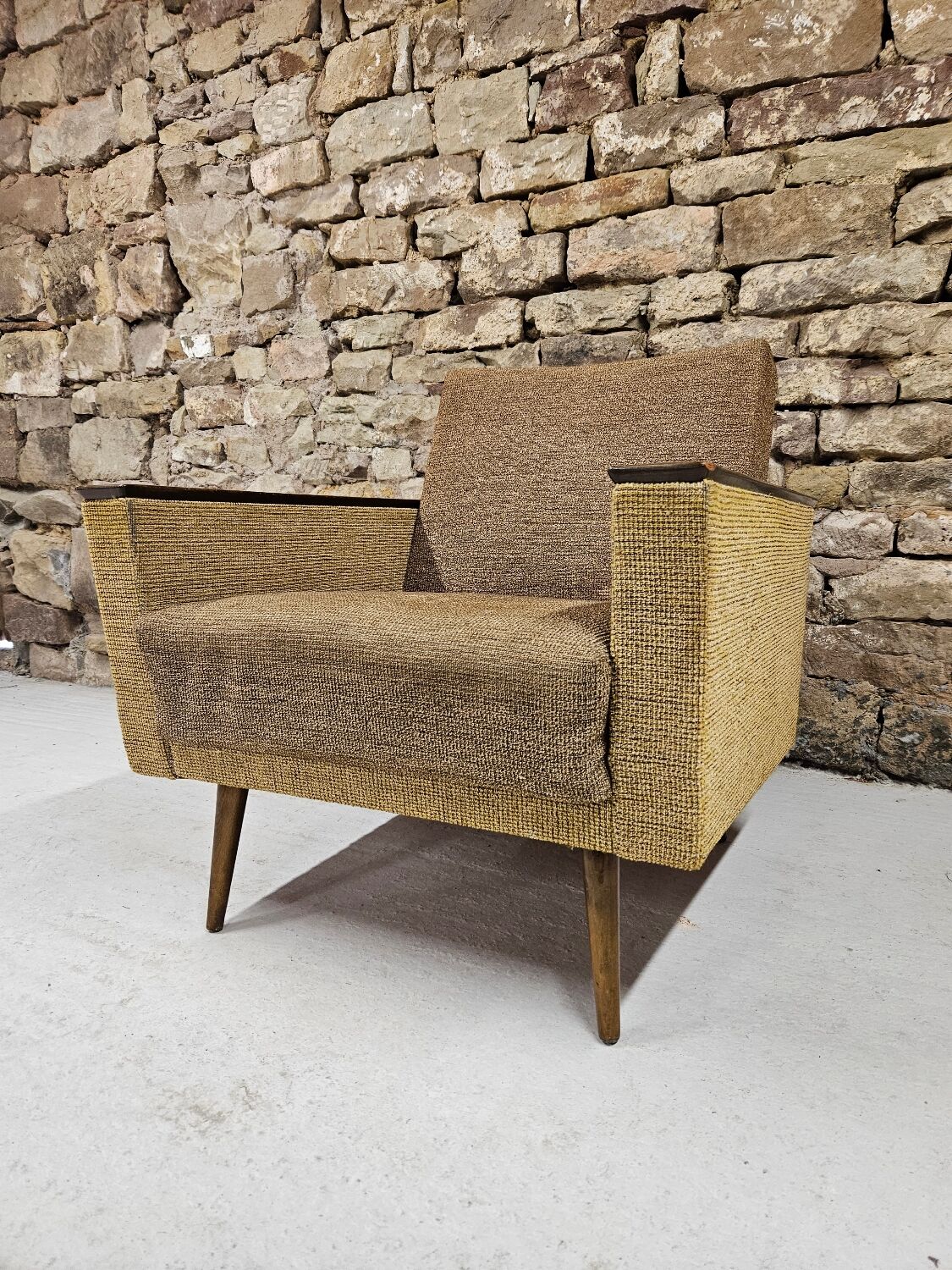 Compass feet armchair 1970s