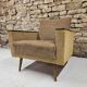 Fauteuil club pieds compas 1970