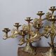 Pair of five-branched altar candlesticks