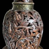 Lampe en bois