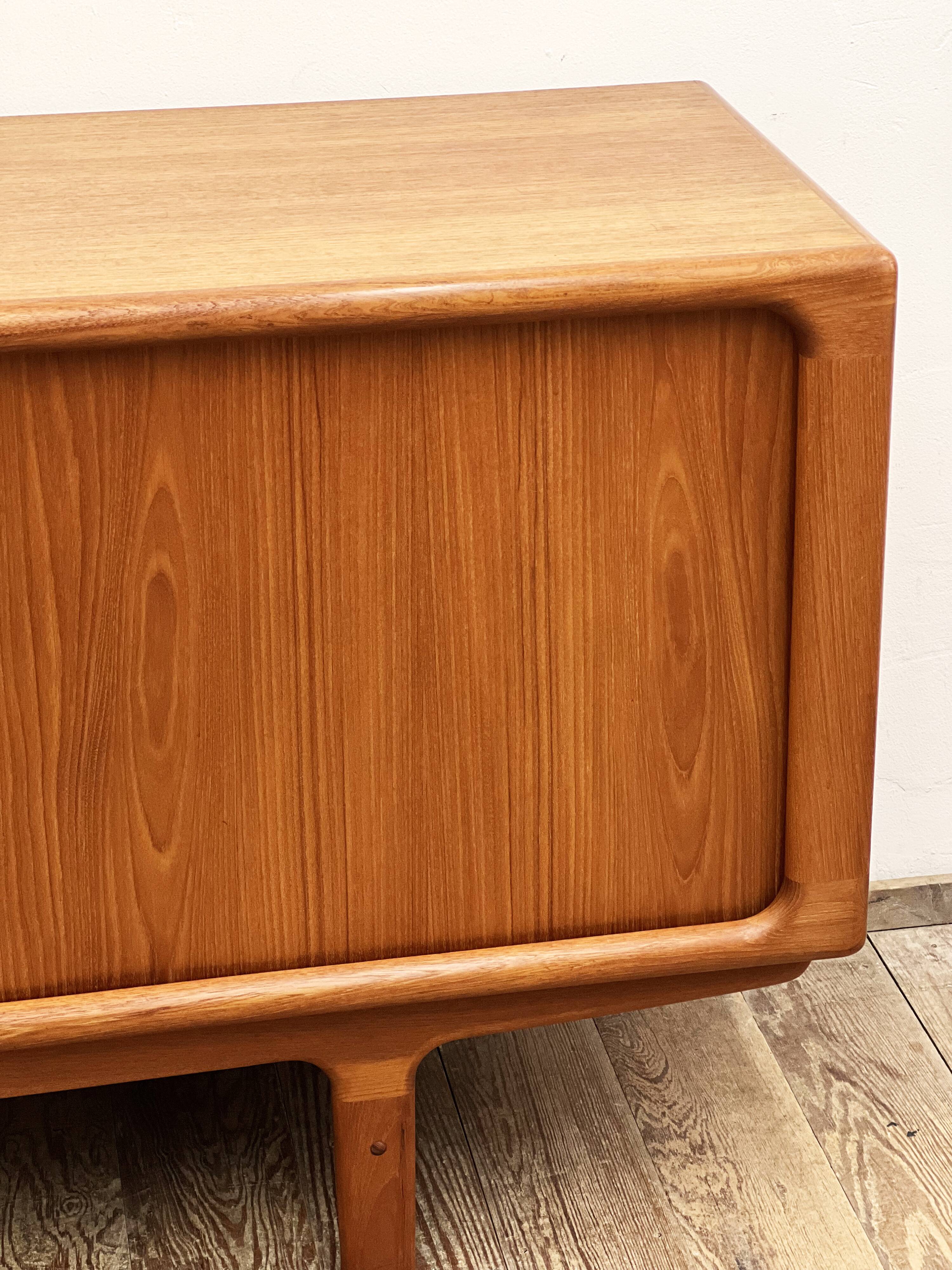 Danish Mid-Century Modern Sideboard in Teak with Tambour Doors by Dyrlund, Denmark