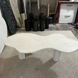 Table basse en béton ciré