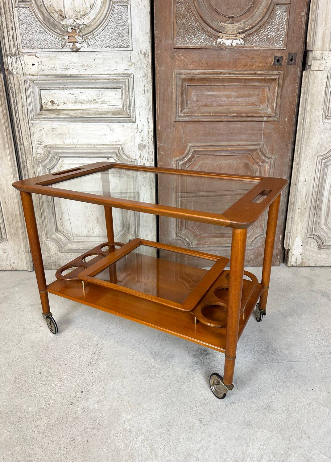 Vintage rolling trolley