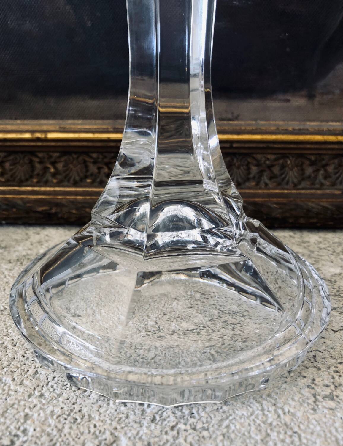 Pair of Italian Crystal Candlesticks 1970