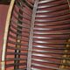 Empire style mahogany cradle with a swan neck, shaped like a cradle, circa 1810