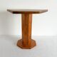 Art Deco guéridon from the 1930s in walnut and oak.