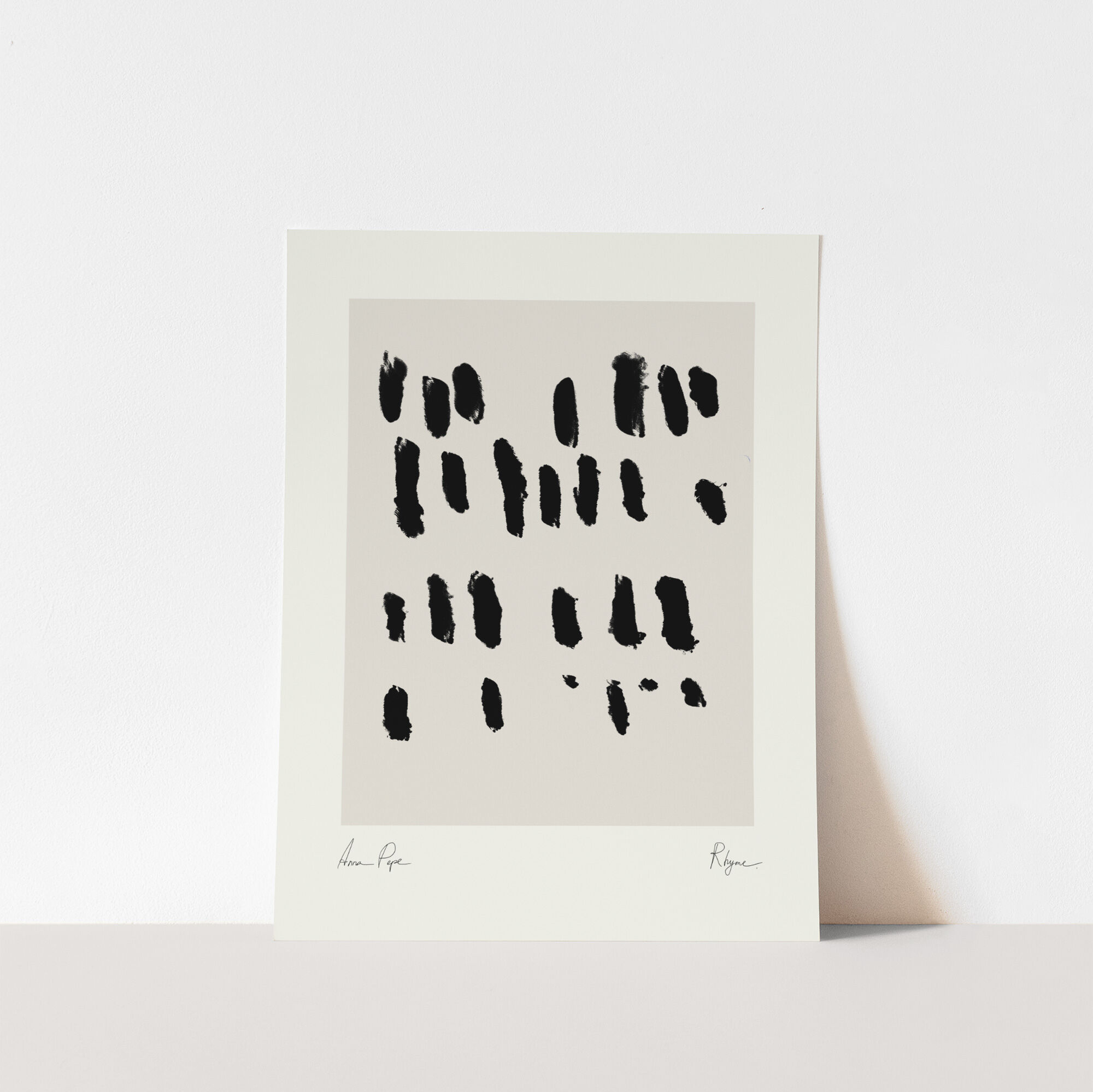 Abstract composition giclee print, 50x70cm