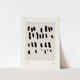 Abstract composition giclee print, 50x70cm