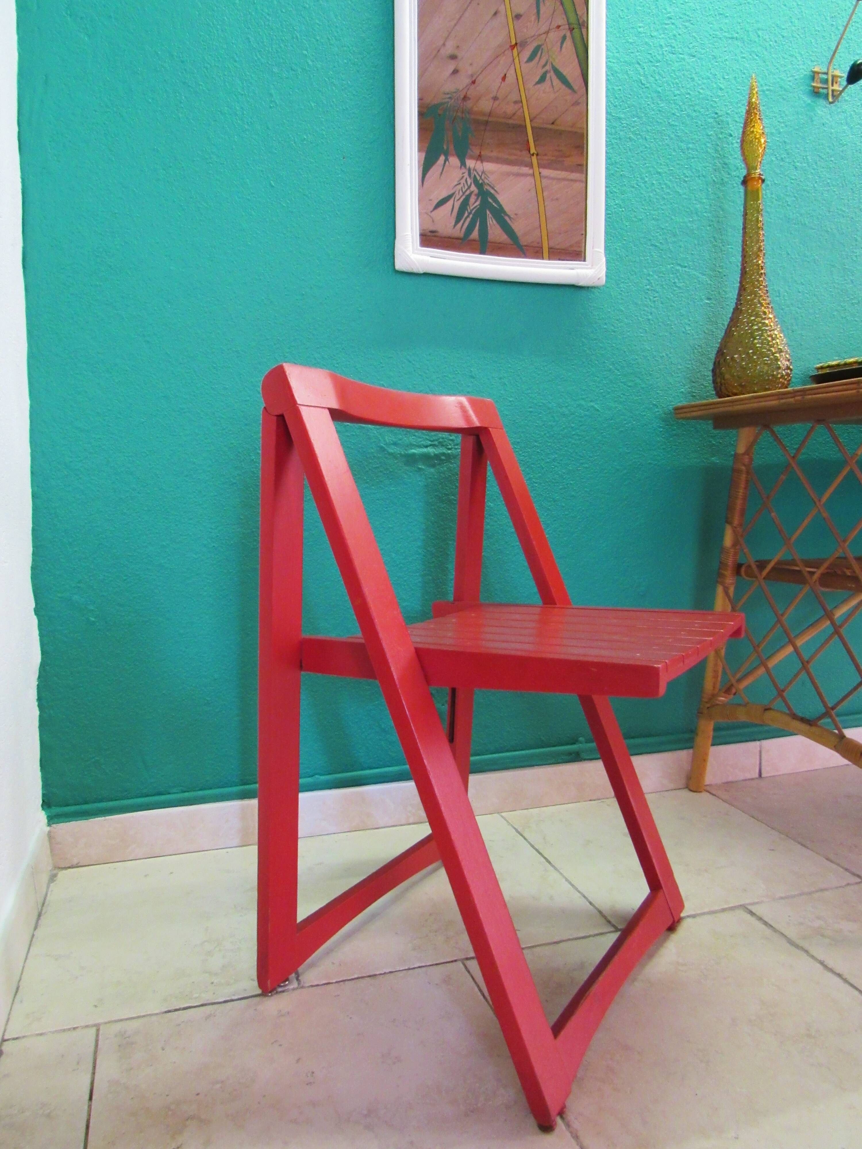 Pair of folding chairs, vintage Habitat