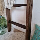 Old wooden farm ladder