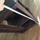 Mahogany revolving bookcase