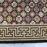 Tapis ningxia chinois fait main antique