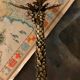 Bronze palm chandelier